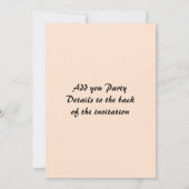 Tulip Einladung (Rückseite)