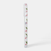 Tulip embroidered texture iPhone 16 case Hülle (Linke Seite)