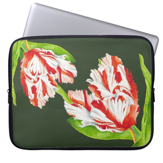Tulip Estella Rijnveld auf einem Laptop Laptopschutzhülle (Vorderseite)