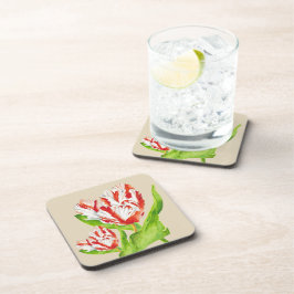 Tulip Estella Rijnveld auf einem Untersetzer Set