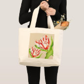 Tulip Estella Rijnveld auf einer Jumbo-Tasche Jumbo Stoffbeutel (Vorderseite (Produkt))