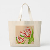 Tulip Estella Rijnveld auf einer Jumbo-Tasche Jumbo Stoffbeutel (Rückseite)