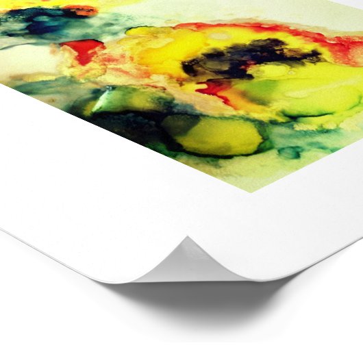 Tulip Faces Poster (Ecke)