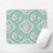 Tulip Fantasy Green und Pink Mousepad (Mit Mouse)