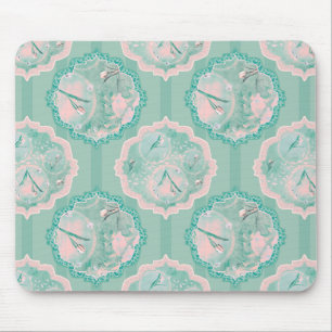 Tulip Fantasy Green und Pink Mousepad