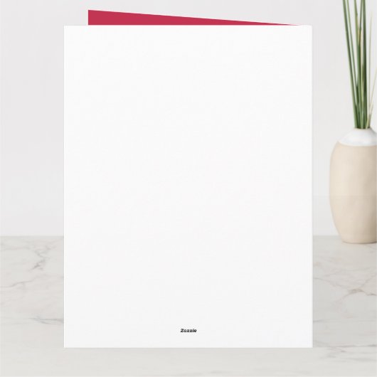 Tulip farbenfrohe Blumenhaut Karte (Rückseite)