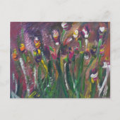 Tulip farbenfrohe Postkarte (Vorderseite)