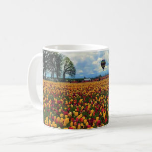 Tulip Farm in Oregon Kaffeetasse