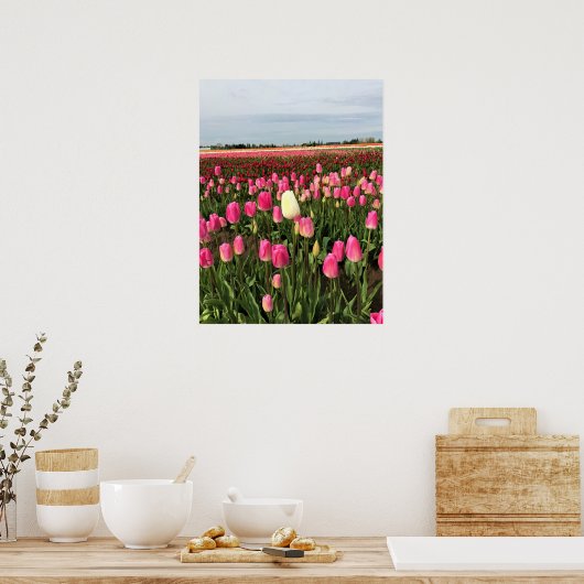 Tulip Farm in Oregon Poster (Küche)