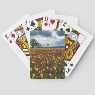 Tulip Farm in Oregon Spielkarten