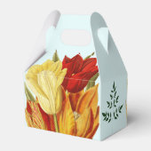 Tulip Favor Box Geschenkschachtel (Rückseite)