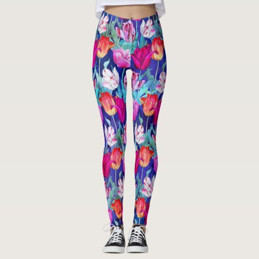 Tulip-Feld Leggings (Vorderseite)