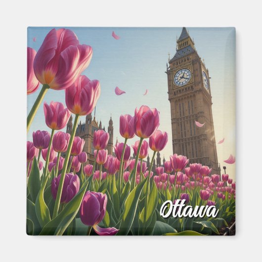 Tulip Festival in Ottawa Canada Travel Magnet (Vorne)