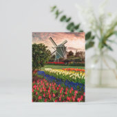 Tulip Festival Postkarte (Stehend Vorderseite)