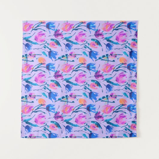 Tulip-Fieber Wandteppich (Vorderseite (Horizontal))