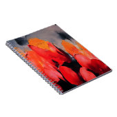 Tulip Field – Abstract Floral Intensity Notizblock (Rechte Seite)