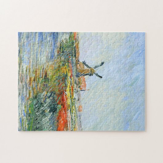 Tulip Field in Holland Monet Fine Art Puzzle (Horizontal)