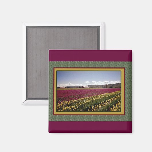 Tulip Field Magnet (Vorderseite/Rückseite)