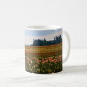 Tulip Field mit Mt. Hood, Oregon Kaffeetasse (VorderseiteRechts)