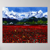 Tulip Field Poster (Vorne)
