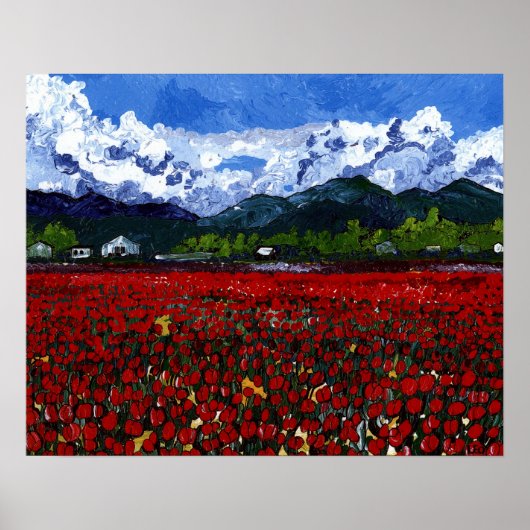 Tulip Field Poster (Vorne)