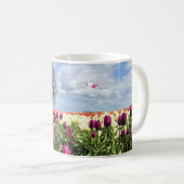 Tulip Field with Kite, Oregon Kaffeetasse (VorderseiteRechts)