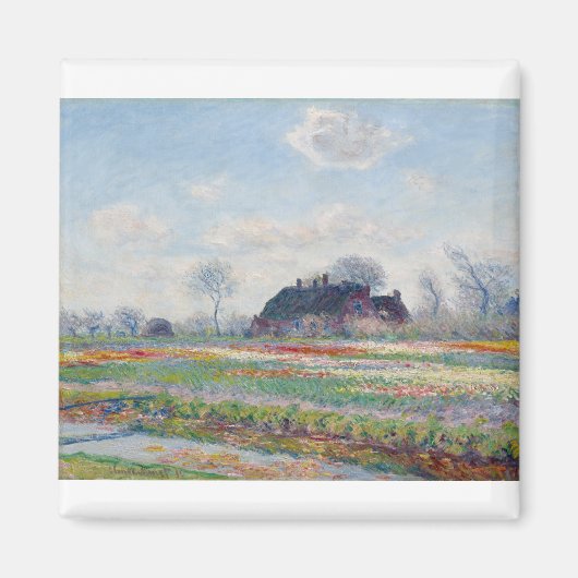 Tulip Fields bei Sassenheim von Claude Monet Magnet (Vorne)