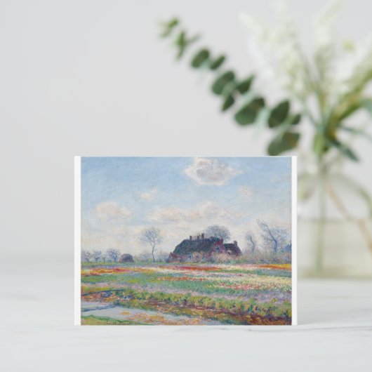 Tulip Fields bei Sassenheim von Claude Monet Postkarte (Stehend Vorderseite)