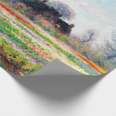 Tulip Fields in den Niederlanden, Monet Geschenkpapier (Ecke)