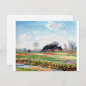 Tulip Fields in den Niederlanden, Monet Postkarte (Vorne/Hinten)