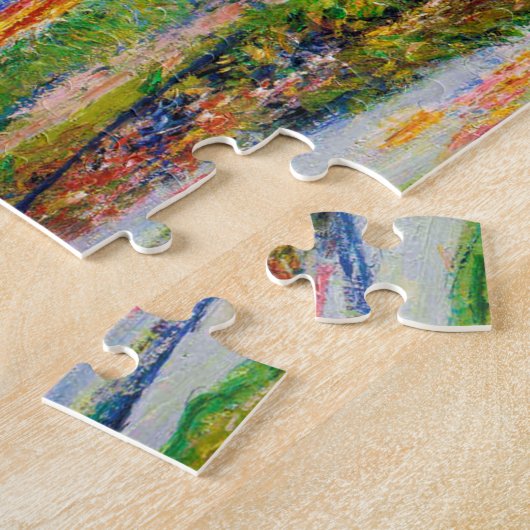 Tulip Fields in den Niederlanden, Monet Puzzle (Seite)