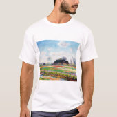 Tulip Fields in den Niederlanden, Monet T-Shirt (Vorderseite)