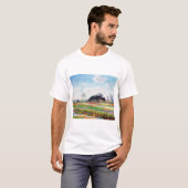 Tulip Fields in den Niederlanden, Monet T-Shirt (Vorne ganz)