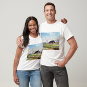 Tulip Fields in den Niederlanden, Monet T-Shirt (Unisex)