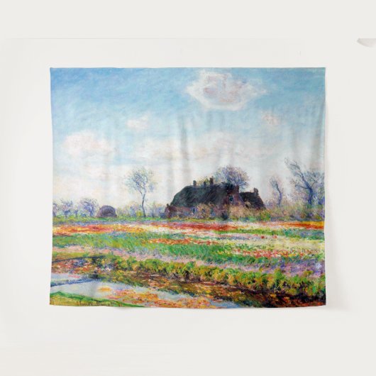 Tulip Fields in den Niederlanden, Monet Wandteppich (Vorderseite (Horizontal))