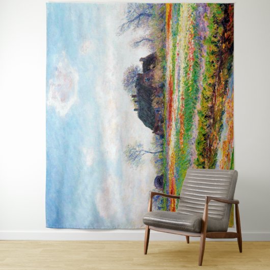 Tulip Fields in den Niederlanden, Monet Wandteppich (Beispiel)