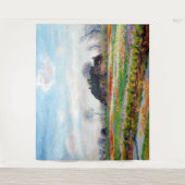 Tulip Fields in den Niederlanden, Monet Wandteppich (Vorderseite)