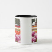 Tulip fields of Mt. Vernon, Skagit Landkreis, WA Tasse (Zentrum)