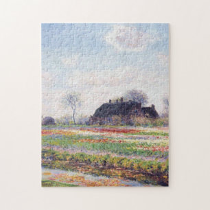 Tulip Fields Sassenheim Haarlem Monet Fine Art Art Puzzle