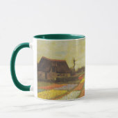 Tulip Fields von Vincent van Gogh Tasse (Links)