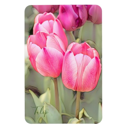 Tulip [Flex Foto Magnet] Magnet (Vertikal)