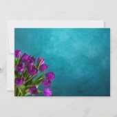 Tulip Floral Bridal Dusche Einladung (Rückseite)