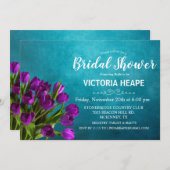 Tulip Floral Bridal Dusche Einladung (Vorne/Hinten)