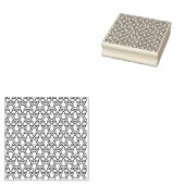 Tulip floral modernen symmetrischen geometrischen gummistempel (Stempel)