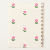 Tulip Floral Notebook - Elegant zum Schreiben & No Planer (Rückseite)