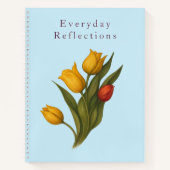 Tulip Floral Notebook | Everyday Reflections Notizblock (Vorderseite)