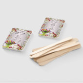 Tulip Floral Wedding Programm Fächer (Non-assembled)