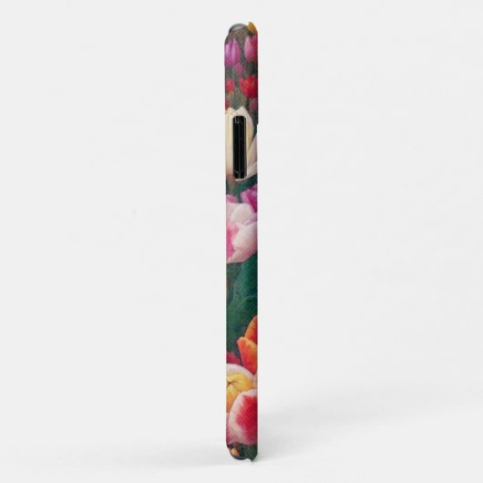 Tulip Flower Garden Art Orange Pink Phone Case (Hinten/Rechts)