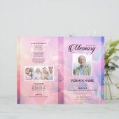 Tulip Funeral Template (Stehend Vorderseite)