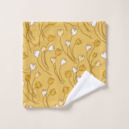 Tulip Garden Badhandtuch Set (Waschlappen)